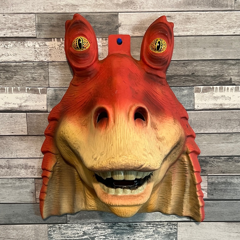Jar jar binks Star Wars episode one costume mask / wall art